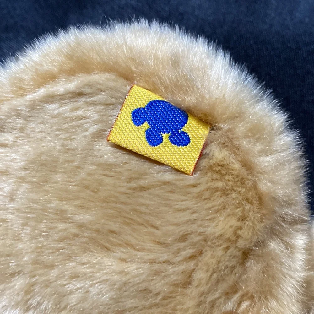 EUC Build-a-bear workshop kids slippers fuzzy 🐻 size 12/13